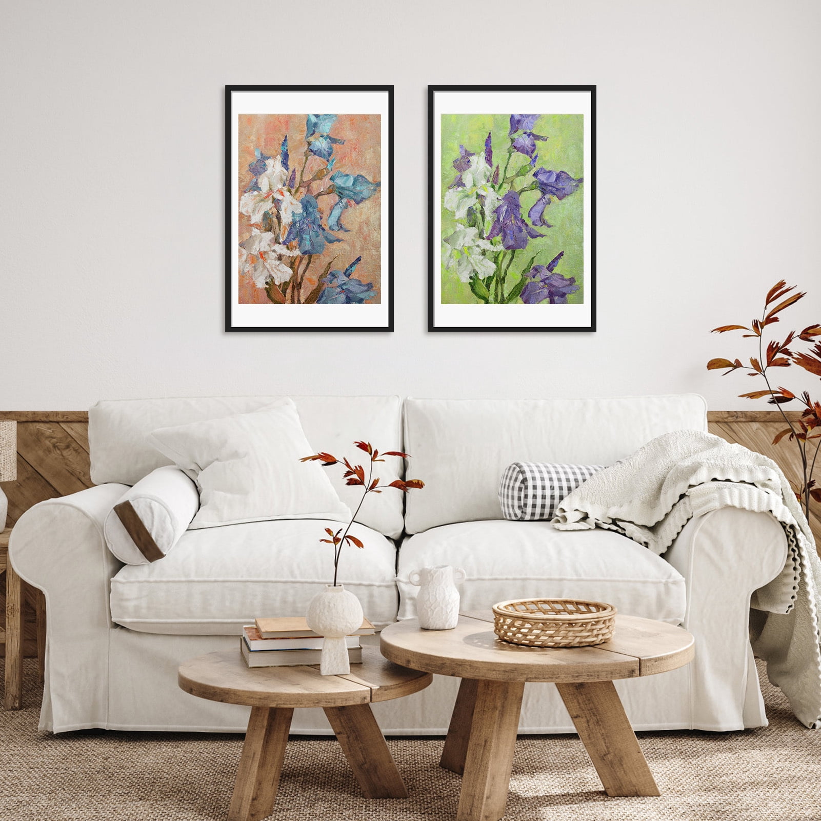 20x30 White Frame without Mat, 18x24 Metal Poster Frame with Mat for Wall Mounted