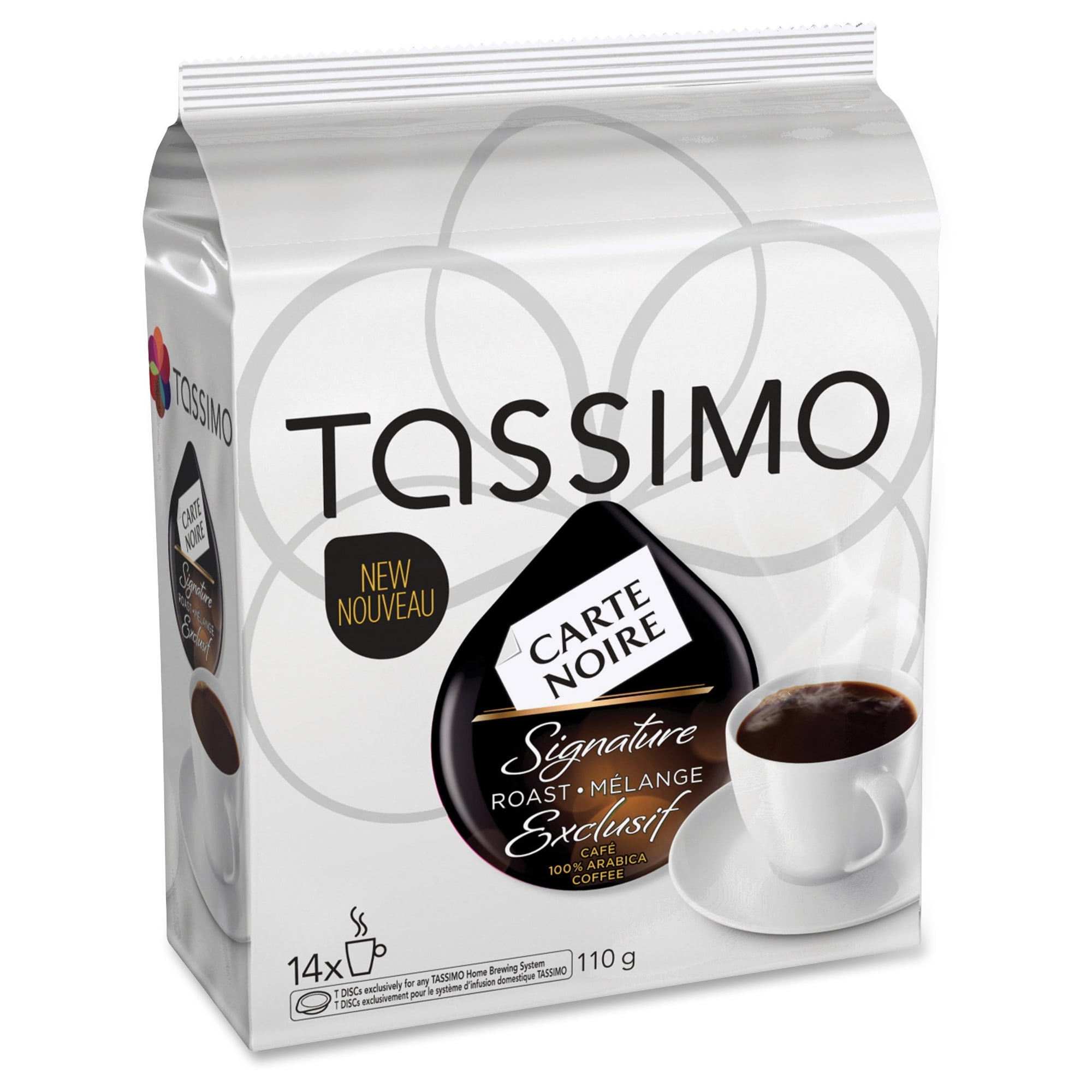 Carte Noire Signature Coffee, T-Discs for Tassimo Hot Beverage System (14  Count) 