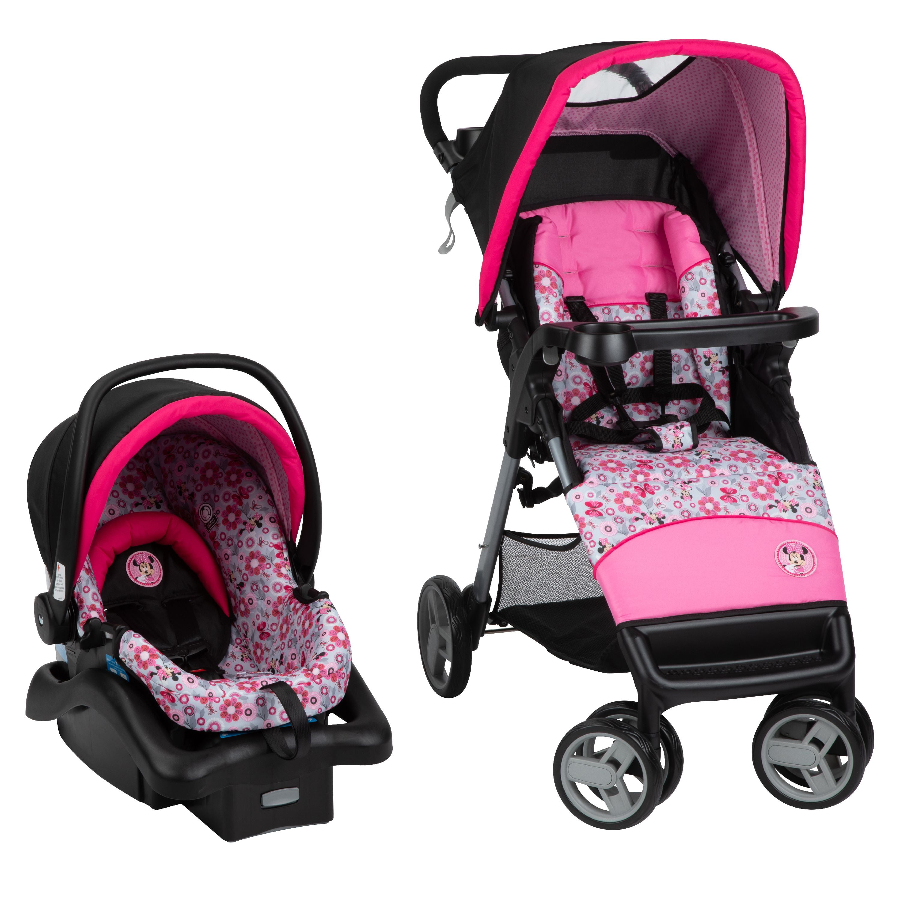 disney baby minnie mouse simple fold travel system