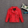 Bjutir Toddler Boys Girls Coat Warm Kids Girl Spring Pu Leather Jacket