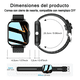 thumbnail image 2 of Smartwatch Reloj Inteligente Llamadas Hombre Mujer Xtellar Negro Dorado, 2 of 3