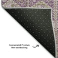 thumbnail image 3 of Addison Rugs Mayfield Washable Transitional Bohemian Lavender Rectangle Rug, 8' x 10', 3 of 6