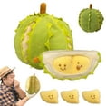 thumbnail image 1 of Xihbxyly Peluche de Durian Desmontable, Diseño Realista de Fruta, Almohada de Peluche Suave, Funciones Interactivas y Divertidas, Regalo Perfecto para Los Amantes Del Durian, Ideal para Navidad, 4 Co, 1 of 7