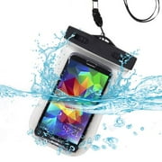 Premium Waterproof Sport Armband Case Bag for Blackberry Leap, Z10, Z30 Aristo, Z3 with Lanyard T-Clear + MYNETDEALS Mini Touch Screen Stylus
