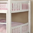 thumbnail image 5 of Furniture of America Edith Wood Full over Full Bunk Bed in White, 5 of 5
