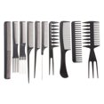 thumbnail image 2 of Jinsinto 10PCS Coiffeurs Peigne de Style Professionnel Ensemble de Variété Pack Idéal pour Tous les Types de Cheveux et Styles, 2 of 5