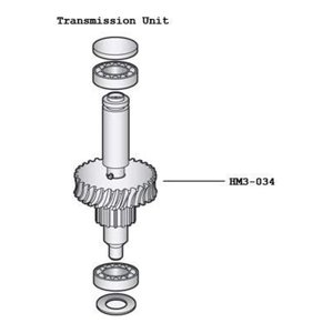ALFA International HM3-034 Bronze Gear Worm for D300 Mixers