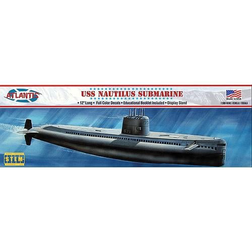USS Nautilus Submarine (L750) 1:300 Scale Ship Plastic Model Kit 