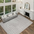 thumbnail image 2 of London Grey Polypropylene Rug 5'3" x 7'3", 2 of 7