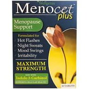 Menocet Plus Menopause Support w/Indole-3 Carbinol, 30 Tablets