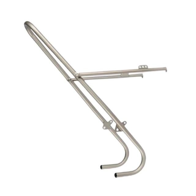 Accesorio delantera para bicicleta, fácil instalación, reemplazo práctico, compatible, suministros resistentes, estable, color plata.