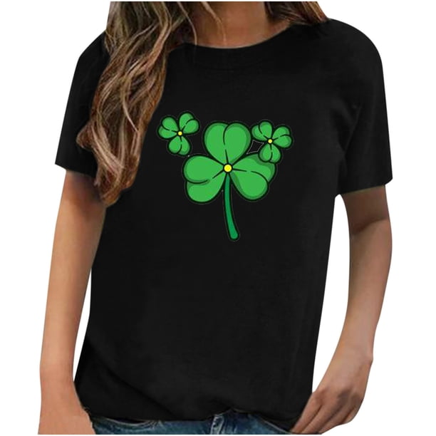 Camiseta de manga corta con estampado informal de cobertura para mujer Pompotops hkajfhjk459543