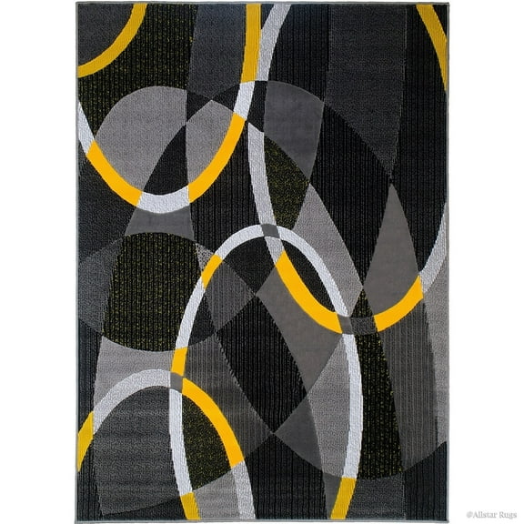 Allstar Rugs Allstar Exclusive Transitional Linear Design Rug Yellow 7' 9"x9' 8" 8' x 10' Transitional,Modern & Contemporary