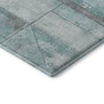 thumbnail image 3 of Addison Rugs Mayfield Premium Machine Washable Transitional Geometric Teal Rectangle Rug, 10' x 14', 3 of 7