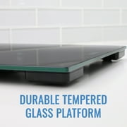 DMI Digital Talking Bathroom Scale, Sleek Tempered Glass, Clinically Accurate Measurements, Large LCD Screen, 440 lb. Weight Capacity