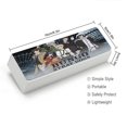 thumbnail image 2 of Bungou Stray Dogs Estuche Rígido para Gafas de Cuero PU Protector con Forro de Felpa Premium Suave para Hombres y Mujeres, 2 of 6