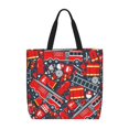 thumbnail image 1 of Fotbe Fire Sign Bolsa Tote con Estampado para Mujer, Bolsos con Cremallera, Bolsa de Hombro Casual de Gran Capacidad con Bolsillos Internos, 1 of 7