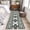 green, variant on Gray Boho Runner Rug 2x6 FT,Non Slip Hallway Rugs,Southwestern Ethnic Aztec Retro Geometric Washable Soft Floor Carpet Throw Runner Carpet Long Rugs for Entryway Kitchen Bedside Sliding Door