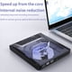 thumbnail image 4 of 2X Grabadora de CD y DVD Externa Reproductor de CD y DVD Tipo C/USB3.0 Unidad de CD DVD Externa para PC Laptop 11/10/8/7, 4 of 5
