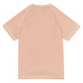 thumbnail image 6 of FORMRS Boys Rash Guard Short Sleeves Swim Shirt Quick Dry UPF 50+ Sun Protection, Sizes 3-12T, Pink Fall Coffee, 6 of 6