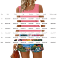 thumbnail image 4 of GILIGEGE Two Piece Sets for Women Printed Shorts and Sleeveless Top Matching Sets Beach Scoop Neck Tank Tops Shorts Sets Clothing High Waisted Hawaiian Shorts Resort Wear 2026 Casual Outfits Beige, 4 of 7