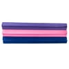 MIXFEER 8 Feet Young Gymnasts Cheerleaders Training Folding Balance Beam Purple Plain Flannelette & Purple PVC