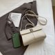 thumbnail image 3 of Bolso Hombro Ygjytge Con Cerradura Cuadrado Pequeño beige, 3 of 9