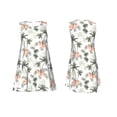 thumbnail image 3 of Vsdgher Vintage Palm Trees Print Summer Dresses for Women Casual U Neck Beach Dress Sleeveless Tank Loose Sundress with Pocket -XX-Large, 3 of 7