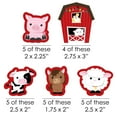 thumbnail image 2 of Big Dot of Happiness Farm Animals - DIY Shaped Baby Shower or Birthday Party Cut-Outs - 24 Count, 2 of 5