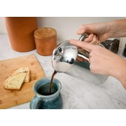 Frieling Double-Walled Stainless-Steel French Press Coffee Maker, Polished, 36 Ounces