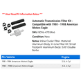 thumbnail image 2 of Automatic Transmission Filter Kit - Compatible with 1980 - 1988 American Motors Eagle 1981 1982 1983 1984 1985 1986 1987, 2 of 2