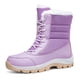 thumbnail image 1 of Botas Cálidas Invierno Nieve Impermeables para Exteriores Con Forro Piel Mujer, 1 of 9