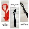thumbnail image 5 of 2 unids negro rojo sólido corbata corbata formal corbata formal negocio corbata corbata, 5 of 5