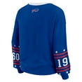 thumbnail image 3 of Women's WEAR by Erin Andrews Royal Buffalo Bills Plus Size Sport Long-Sleeve T-Shirt, 3 of 5