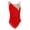 Red, variant on Kids Sparkle Ice Skating Dress Ballet Gymnastics Cha Cha Dance Wear for Performance Competition White 6