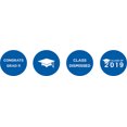 thumbnail image 2 of Darling Souvenir 190 Pcs DIY Graduation Theme Stickers for&nbsp;Candy&nbsp;Chocolate Labels-Blue, 2 of 2