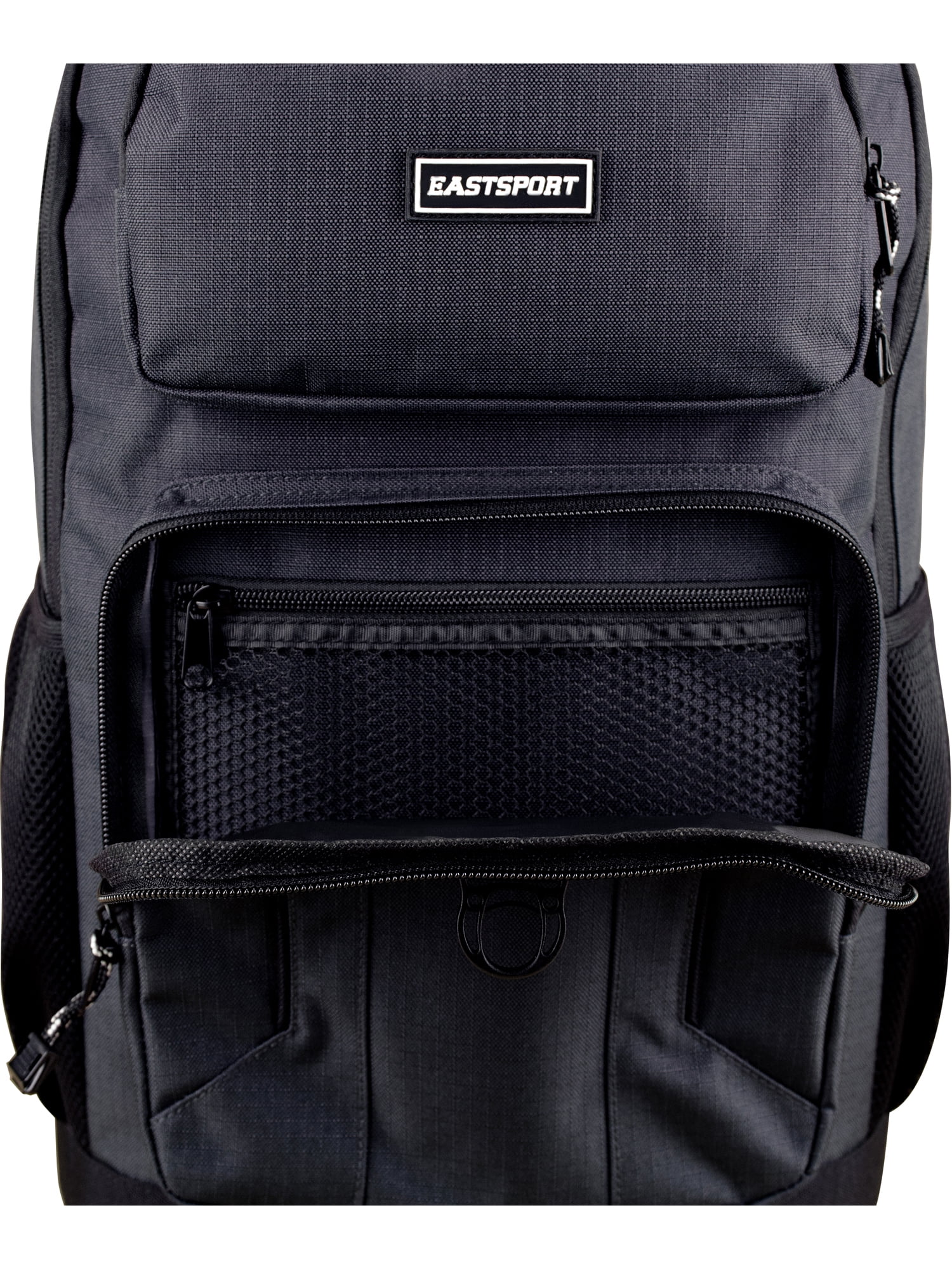 Eastsport Unisex Emerson Backpack, Black/Nine Iron