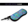 thumbnail image 4 of ZICANCN Sunglasses Soft Case, Colorful Psychedelic Mozaic Tribal Neoprene Zipper Eyeglass Case for Men Women, 4 of 9