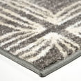 thumbnail image 2 of Dean 5 x 8 Modern Area Rug, Diamond Pattern, Fabric, Medium, Gray, Cream, 2 of 5