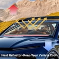 thumbnail image 5 of Binienty Funny Groundhog Car Visors Sun Shade for Car Windshield Car Interior Accessories Sun Protection UV-Blocking Easy Fold Heat Reflector-Keep Your Vehicle Cool, 5 of 8