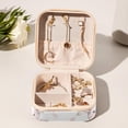 thumbnail image 6 of Valentine's Day Travel Portable Square Jewelry Box for Rings, Earrings, Necklaces, Bracelets - Girls and Women, 6 of 6