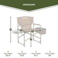 thumbnail image 2 of Silla de camping TIMBER RIDGE FC-95200XL plegable con mesa lateral y bolsa hielera 136kg, 2 of 4