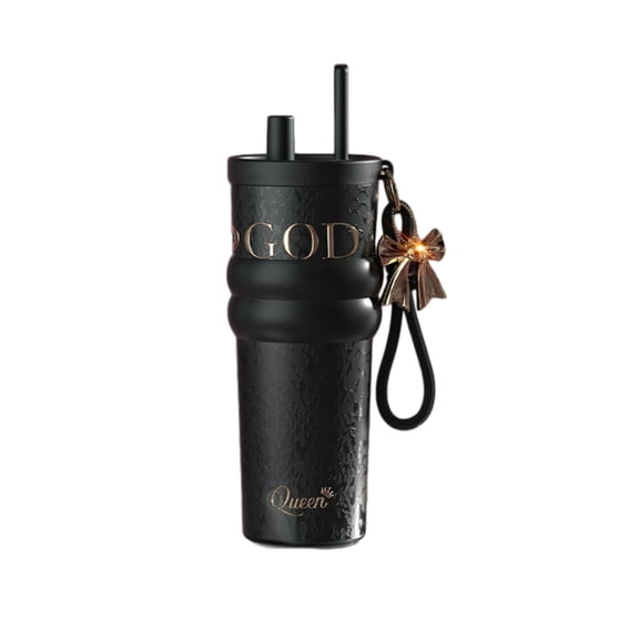 Stainless Steel Insulated Tumbler with Straw Lid Handle Leakproof Large Cup