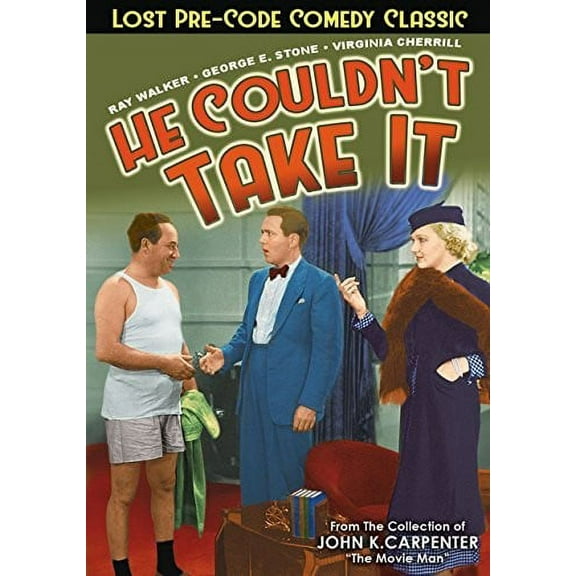He Couldn't Take It (DVD), Alpha Video, Comedy