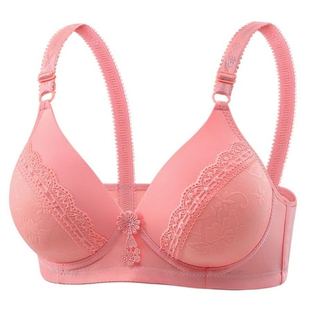 Juslio Minimizer Bras for Women Full Coverage Athletic Wirefree Breathable Solid Sports Bra