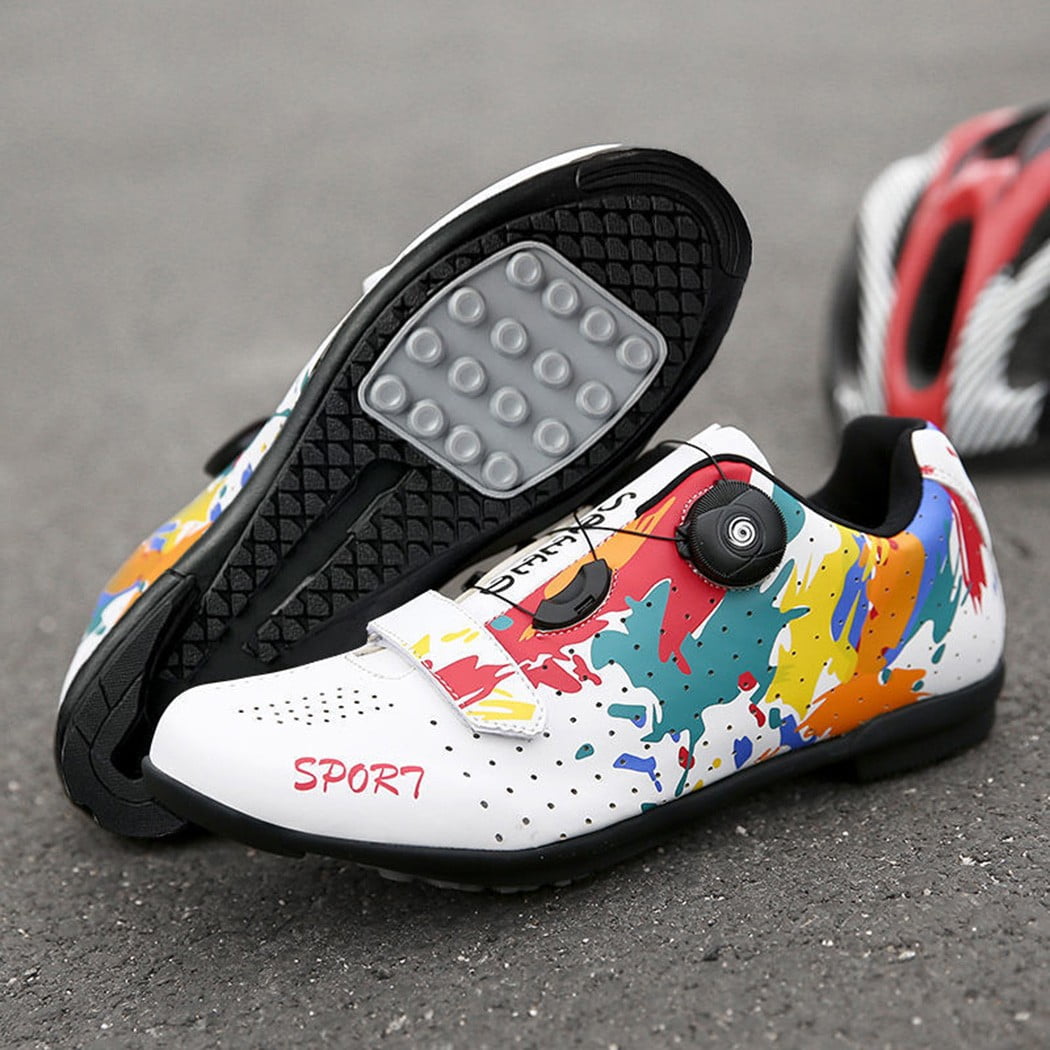 Details about   Cycling Shoes Men's Outdoor Sport Bicycle Self-Locking Racing Road Bike Sneakers 