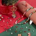 thumbnail image 5 of 500Pcs 5 Colors Transparent Spray Painted Glass Beads Round for Christmas Mixed Color 6mm Hole: 1.3~1.6mm 100Pcs/color, 5 of 6