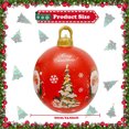 thumbnail image 4 of Bola Inflable De Navidad Bolas de juguete navideñas de 60 cm con luces LED, bolas iluminadas grandes, decoraciones para árboles de Navidad, 4 of 8