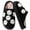 Black White Face, variant on BERANMEY Halloween Slippers for Women Perfect Soft Plush Comfy Warm Slip-On Cute Womens Slippers Indoor Fluffy House Slippers for Women and Men Non-slip Fuzzy Flat Slides