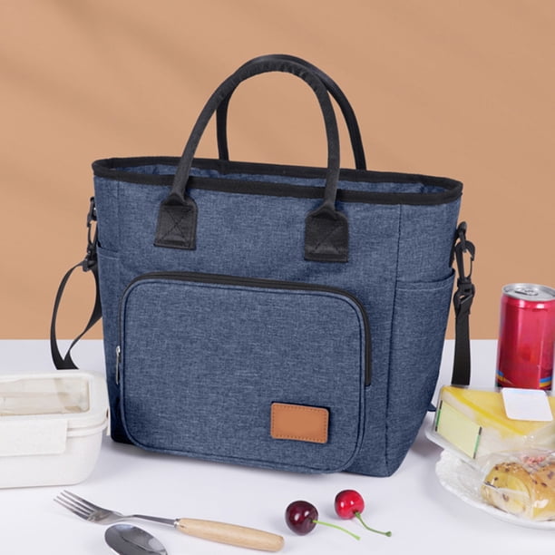 Bolsa térmica para almuerzo, portátil, gran capacidad para guardar hielo, diseño moderno, aislamiento grueso, para oficina, capacidad de 20 l,Wsvlmg